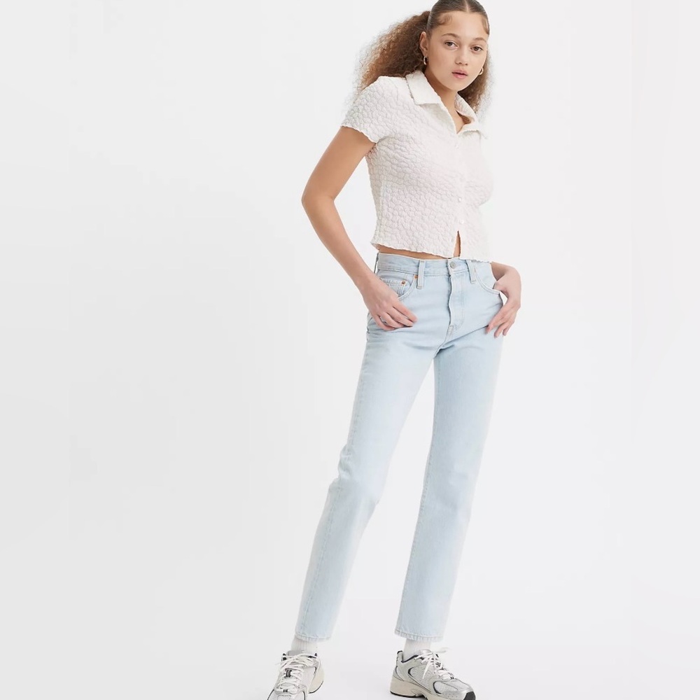 Levi’s 501 - women high rise in cold blue (31)
